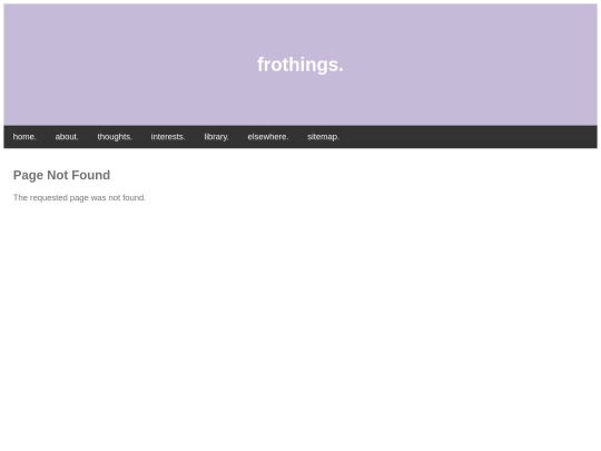 Ramblingsindiscriminate screenshot
