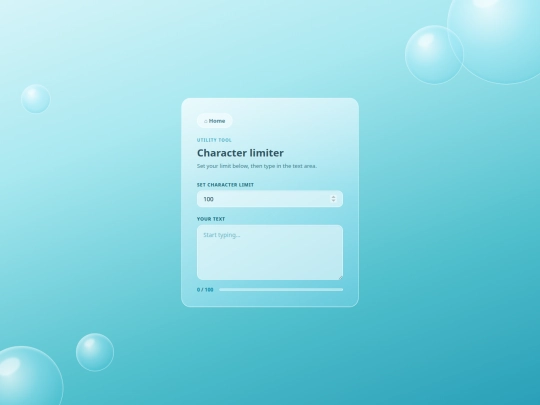 text limiter screenshot