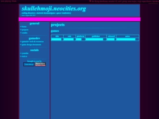 projects screenshot