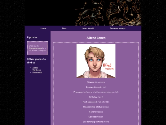 Bios/alfred screenshot