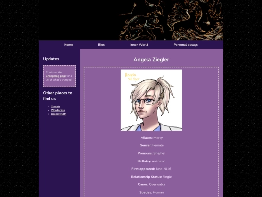 Bios/angela screenshot