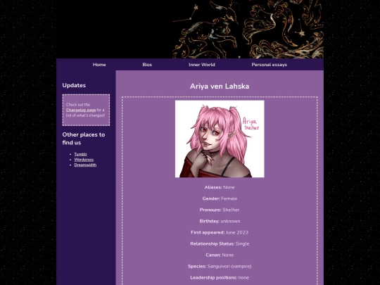 Bios/ariya screenshot