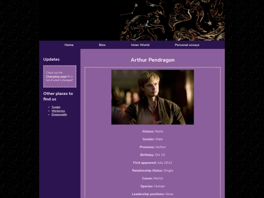 Bios/arthur screenshot