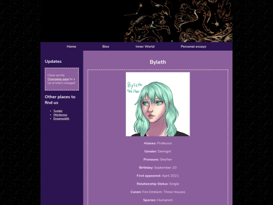 Bios/byleth screenshot