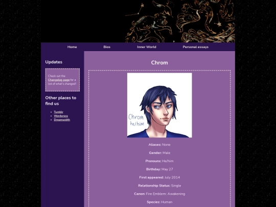 Bios/chrom screenshot