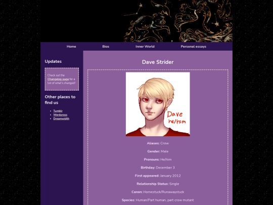 Bios/dave screenshot