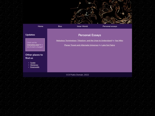 personalessays/essaydirectory screenshot