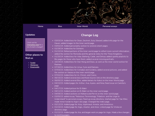updates screenshot