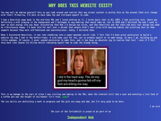 aboutsite screenshot