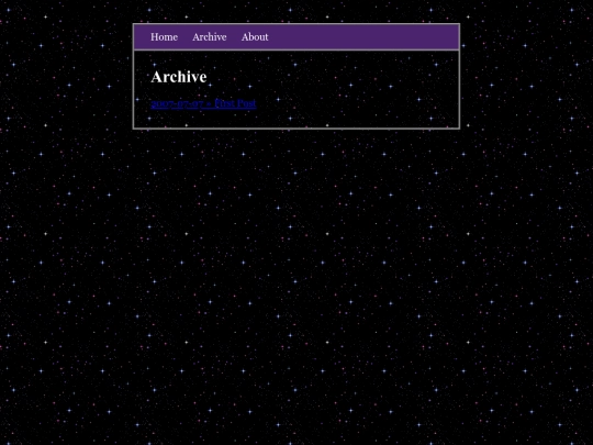 archive screenshot