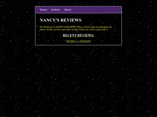 reviews screenshot