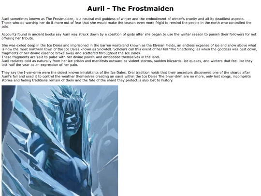 books/Auril screenshot