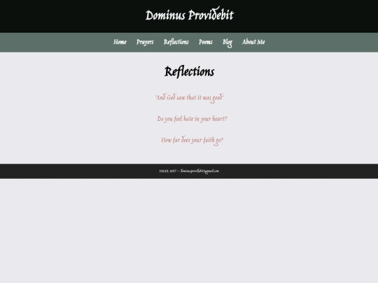 Reflections screenshot