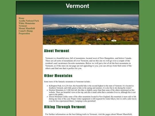 vermont screenshot