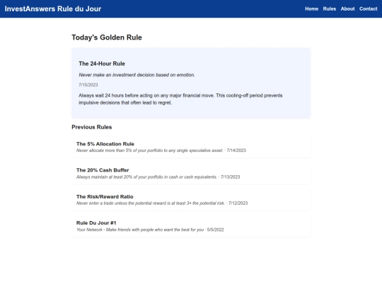 rules screenshot