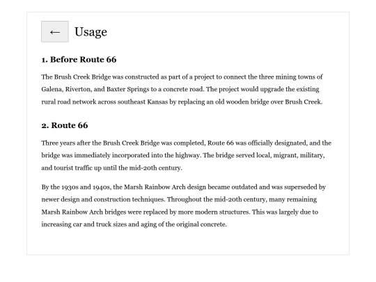 brushcreek/usage screenshot