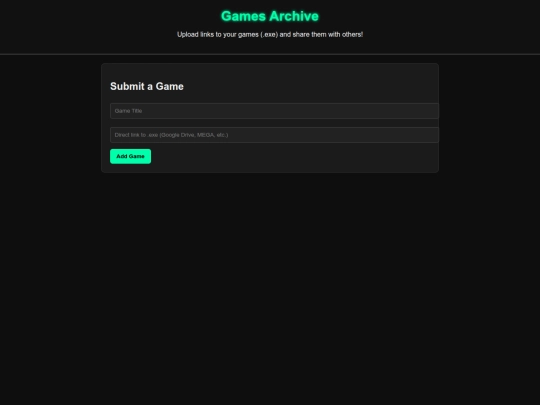 games screenshot