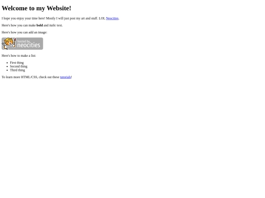 index screenshot