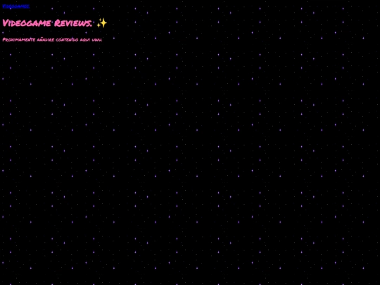 videogame_reviews screenshot