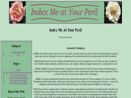 index screenshot