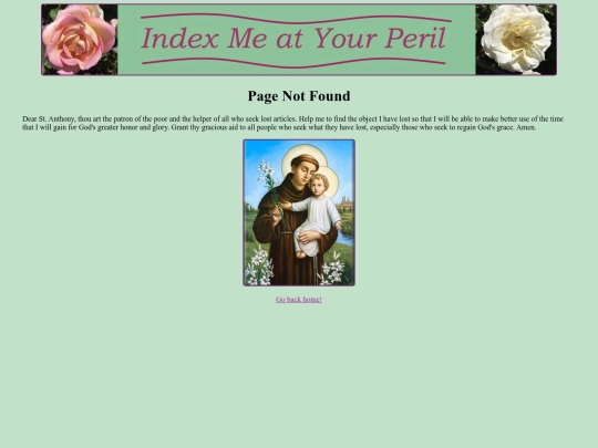 not_found screenshot