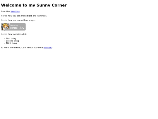 index screenshot