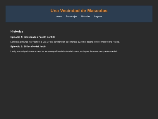 historias/historias screenshot