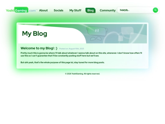 blog screenshot