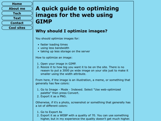 tech/imageoptimizing screenshot