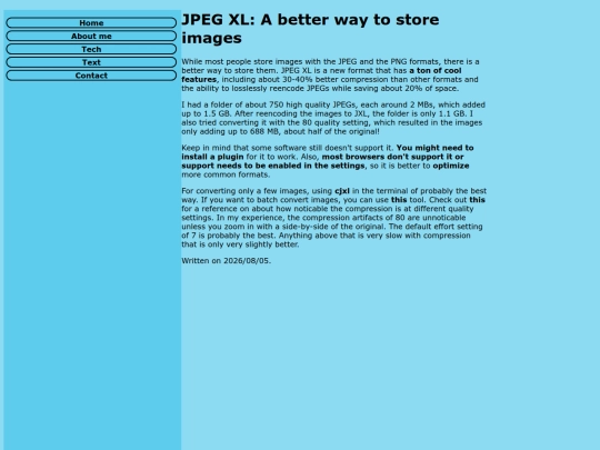 tech/jxl screenshot