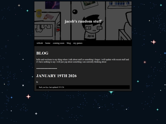 blog screenshot