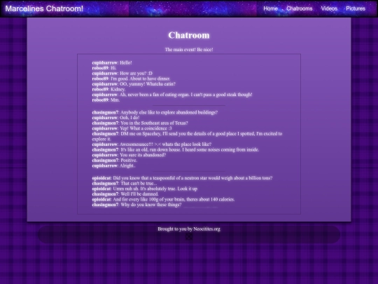 main/chatroom screenshot