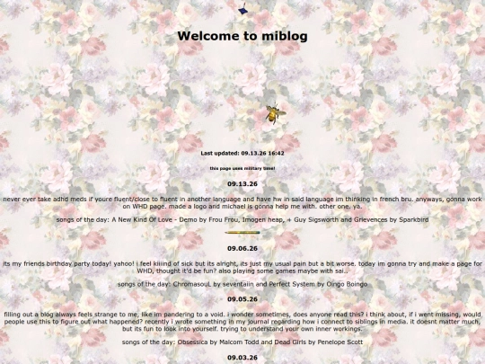 Myblog screenshot