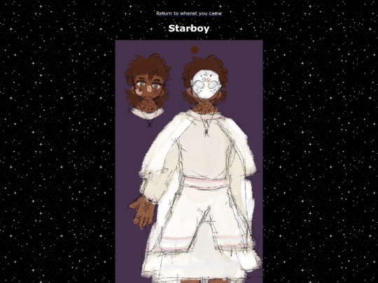 Starboypage screenshot