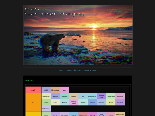 MutationTierPage screenshot