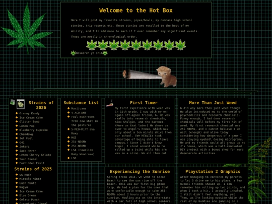 shrines/weed/shrineWEED screenshot