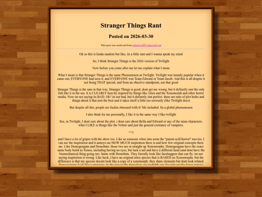 blog/posts/archive/stranger-things-rant-thingy screenshot