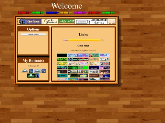links screenshot