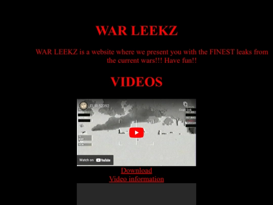WarLeaks screenshot