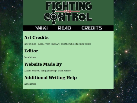 credits screenshot