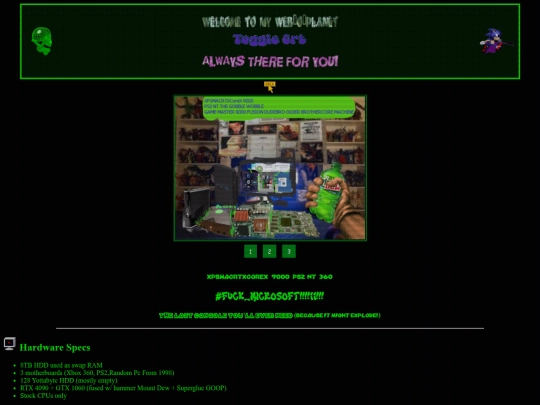console/dew screenshot