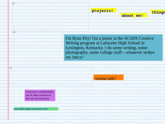 ryan eby - about me! screenshot
