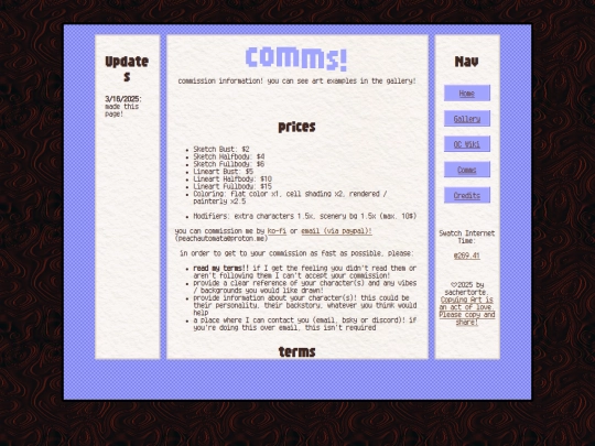 comms screenshot