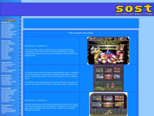 chaotix/titlescreen screenshot