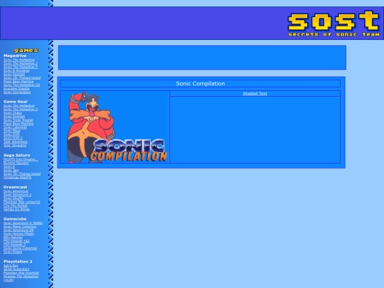 sonic_compil screenshot