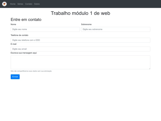 Trabalho web modulo 1/contato screenshot