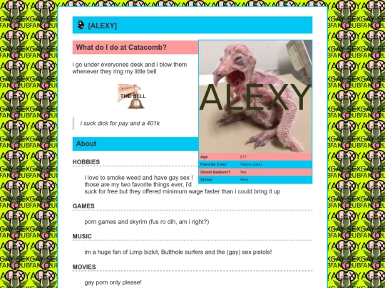 alexyaboutpage screenshot