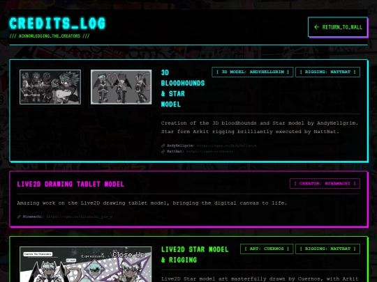 credits screenshot