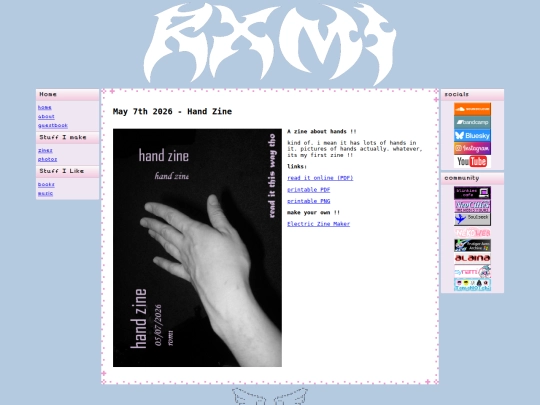 zines screenshot