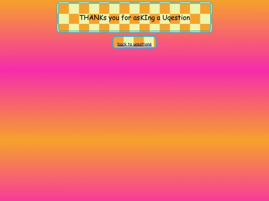 thank you screenshot
